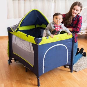 Hot Sale Foldable Baby Bed Movable Portable Multifunctional Baby Bed Game Children's Bed