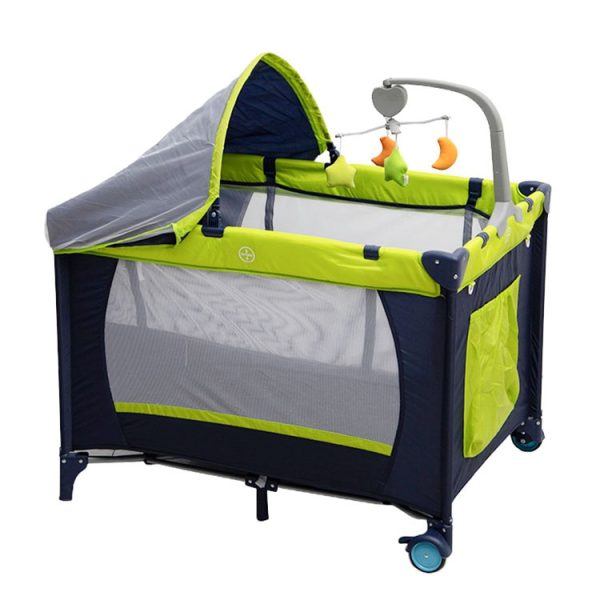 Hot Sale Foldable Baby Bed Movable Portable Multifunctional Baby Bed Game Children's Bed - Image 3