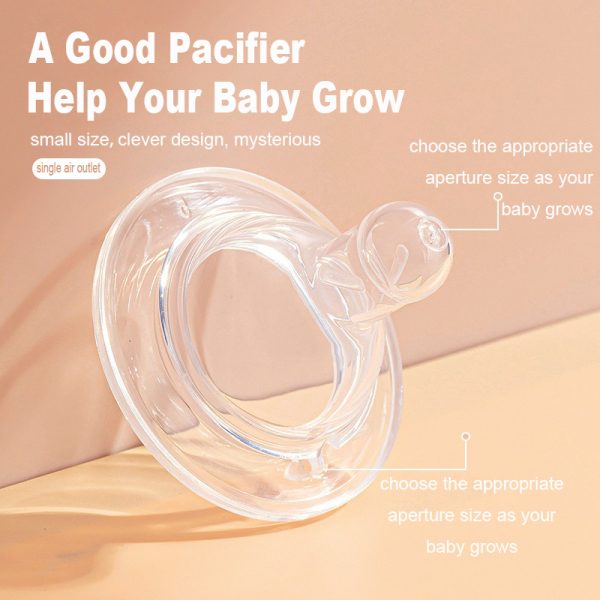 Standard Caliber Pacifier Simulated Mother's Nipple Natural Real Feeling Bottle Universal Accessories Baby Silicone Pacifier - Image 3