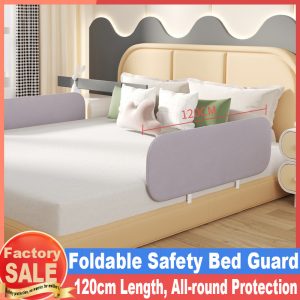 Children's Folding Safety Fence Baby Bed Guardrail Anti-collision Infant Adjustable Bedside Baffle