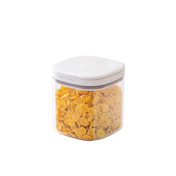 Moisture-proof Transparent Cover Sealed Jar Kitchen Storage Container Baby Milk Powder Storage Box Flour Grain Storage Jar - Image 3