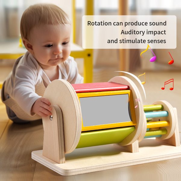 Color Recognition Hand-eye Coordination Early Childhood Educational Toys Montessori Teaching Aids Children's Textile Rolling Drum - Image 2