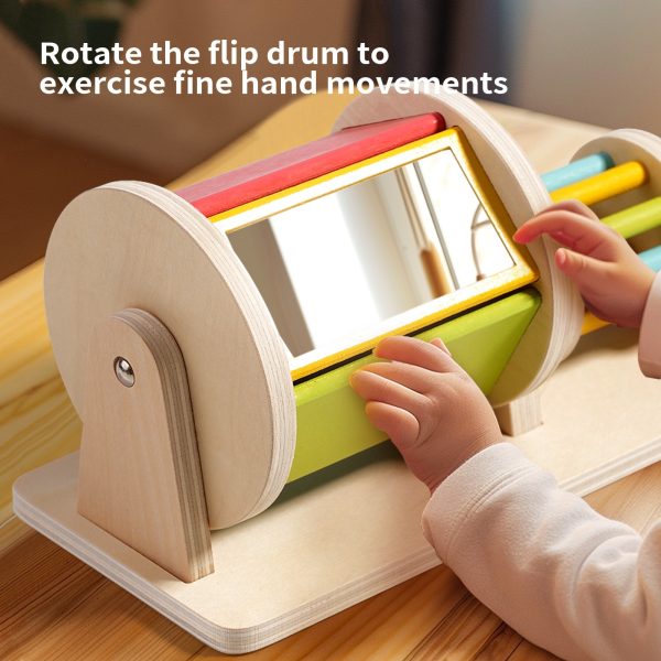 Color Recognition Hand-eye Coordination Early Childhood Educational Toys Montessori Teaching Aids Children's Textile Rolling Drum - Image 4