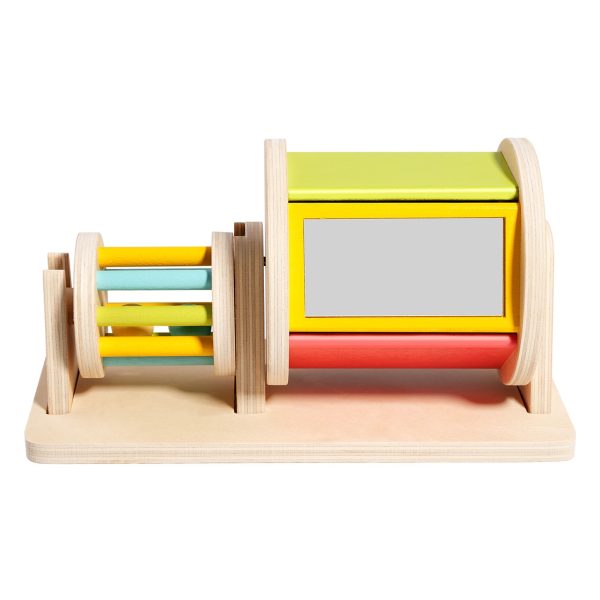 Color Recognition Hand-eye Coordination Early Childhood Educational Toys Montessori Teaching Aids Children's Textile Rolling Drum - Image 3