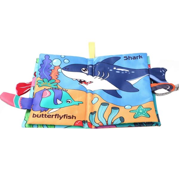 0-3 Years Old Baby Tail Cloth Book with Teether Can Be Chewed and Not Torn Baby Cloth Book Early Education Toy - Image 4