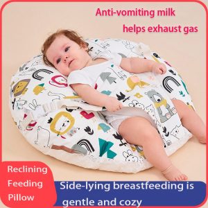 Baby Anti-spitting Pillow Slope Pillow To Prevent Spilling Milk and Choking Newborn Lying Feeding Cushion Nursing Pillow