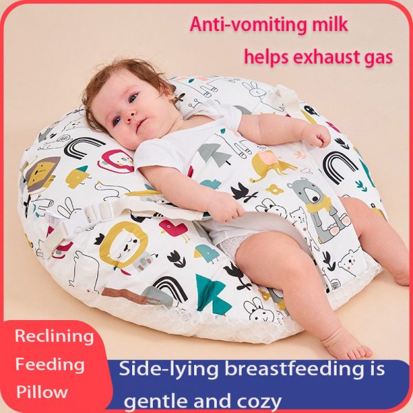 Baby Anti-spitting Pillow Slope Pillow To Prevent Spilling Milk and Choking Newborn Lying Feeding Cushion Nursing Pillow