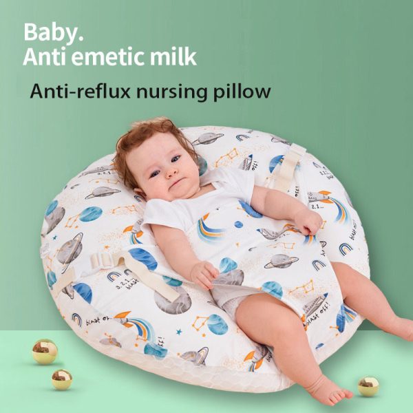 Baby Anti-spitting Pillow Slope Pillow To Prevent Spilling Milk and Choking Newborn Lying Feeding Cushion Nursing Pillow - Image 2
