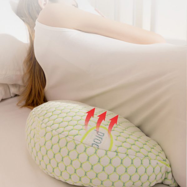 Pregnancy Pillow for Side Sleepers U-Shaped Maternity Body Pillow with Lumbar & Belly Support Comfortable Sleeping Aid for Pregnant Women - Image 4